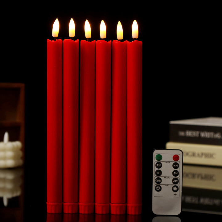 LED decorative candle with deceivingly real flicker effect