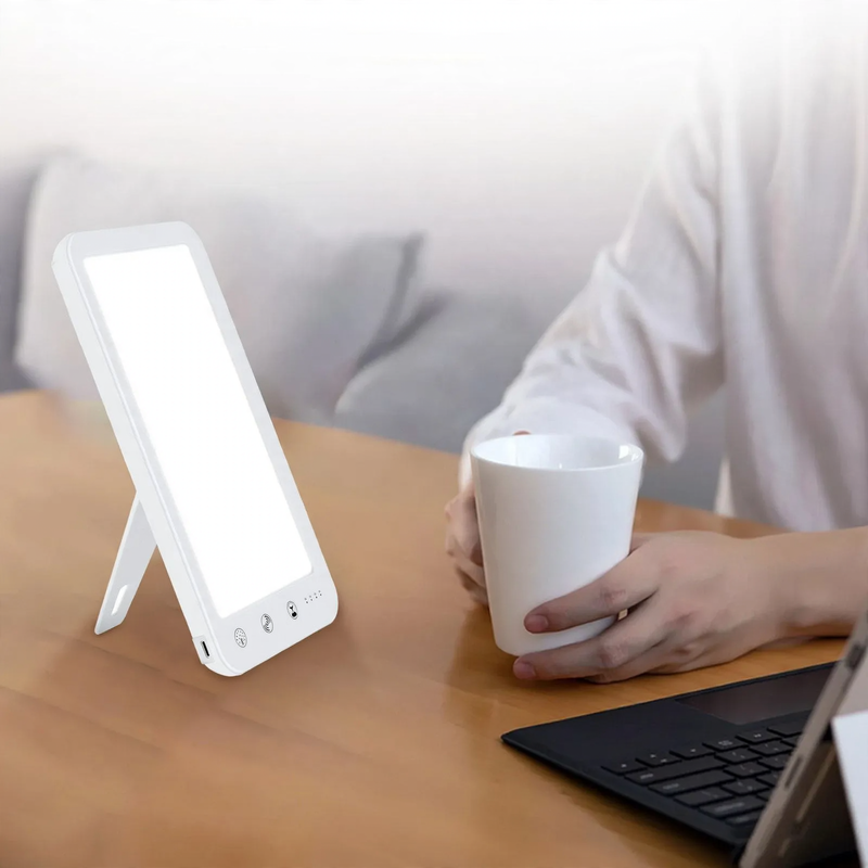LED light therapy lamp, dimmable, 240x146x17mm