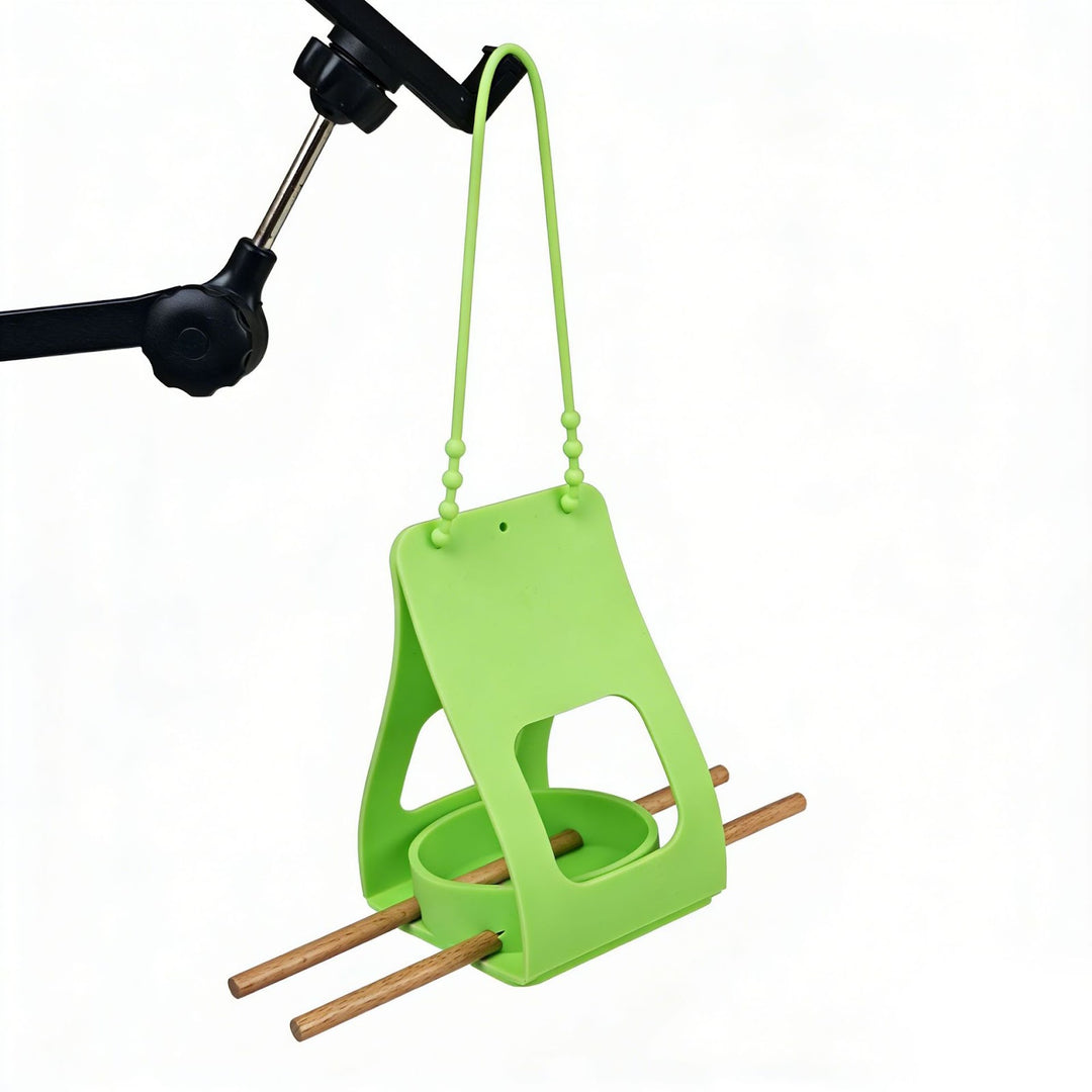 Hanging silicone bird feeder for garden and balcony
