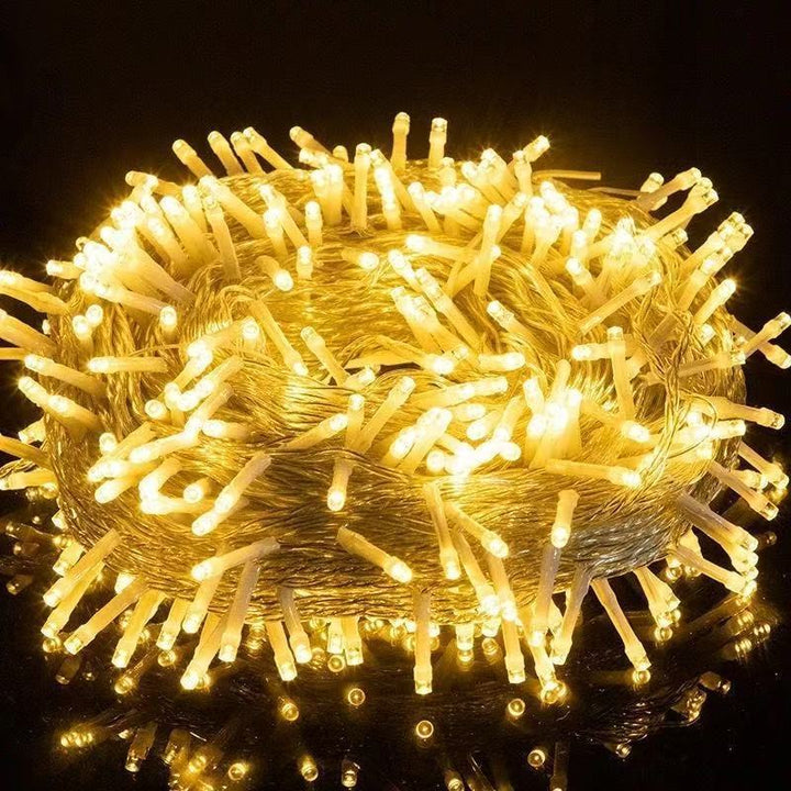 LED string lights for atmospheric lighting
