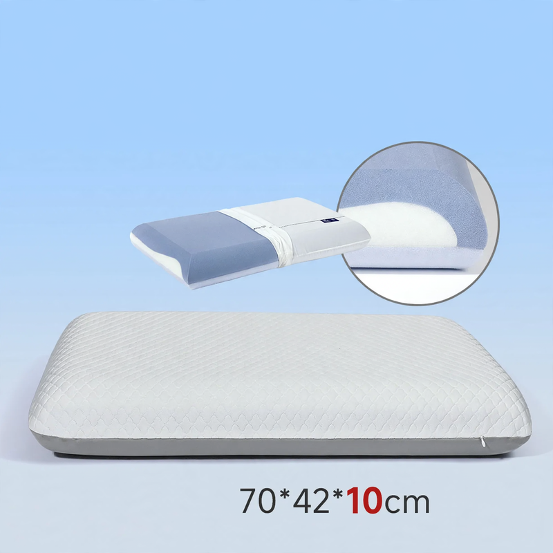 Rectangular Neck Support Pillow made of Memory Foam