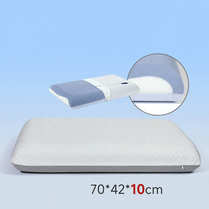 Rectangular Neck Support Pillow made of Memory Foam