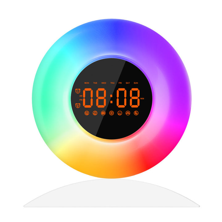 Intelligent LED wake-up light with sunrise and sunset simulation
