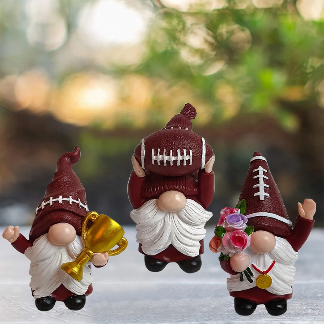 Decorative gnome figure made of resin