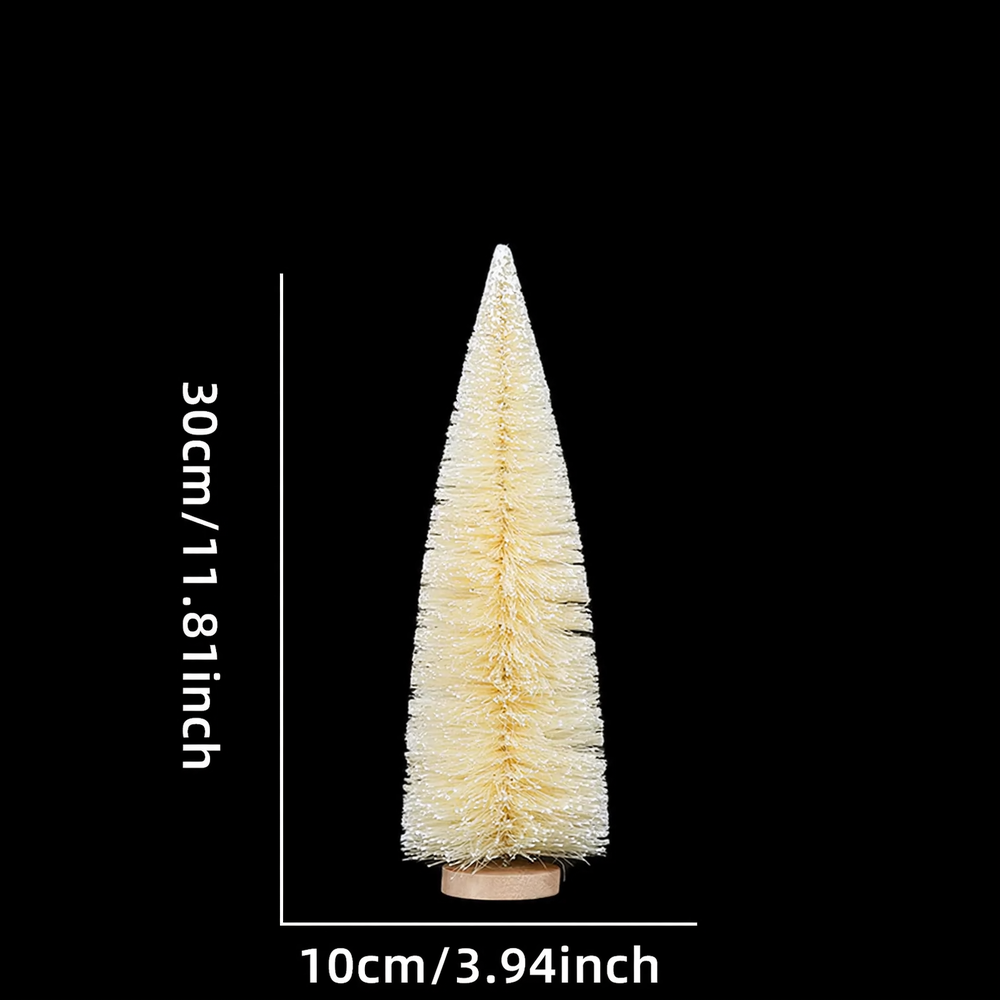 Mini Christmas tree made of sisal, various sizes
