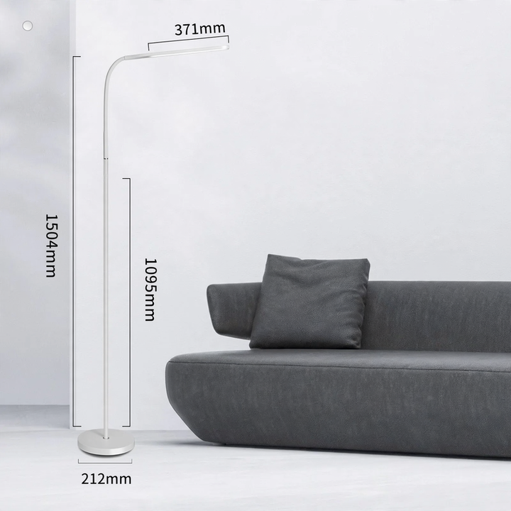 LED full spectrum floor lamp with honeycomb light technology