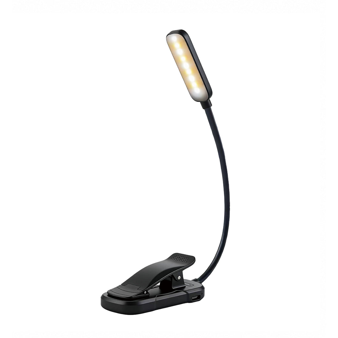 9-LED Clamp Light with Eye Protection, Rechargeable
