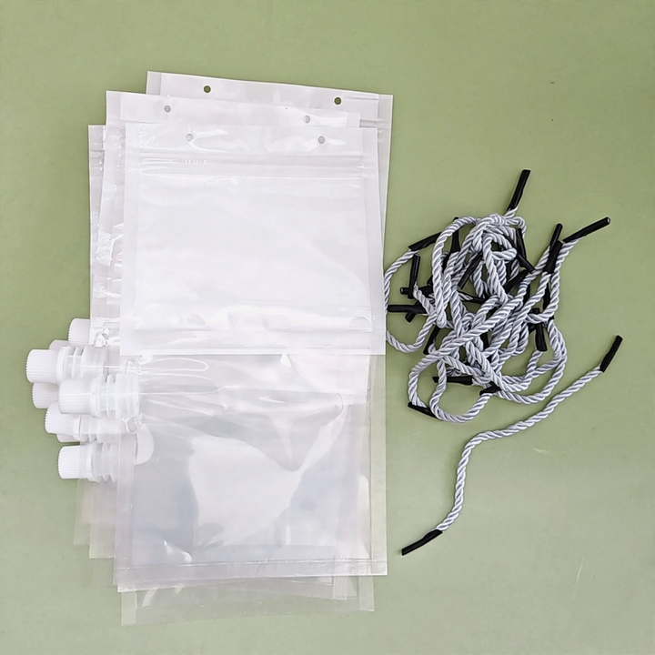 Reusable hanging dehumidifier bags