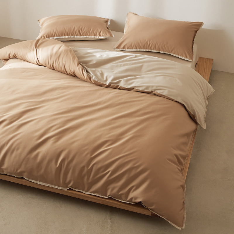 Bedding set, cotton, solid color, modern