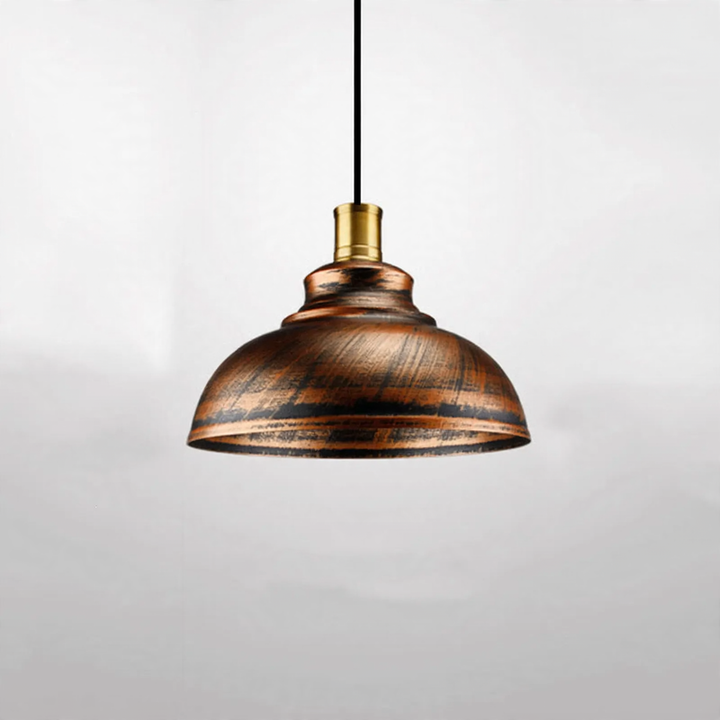 Vintage pendant light, industrial style, adjustable