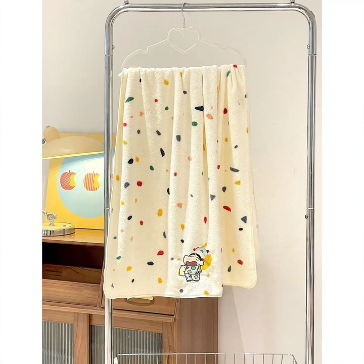 Coral fleece towel set, 4-piece