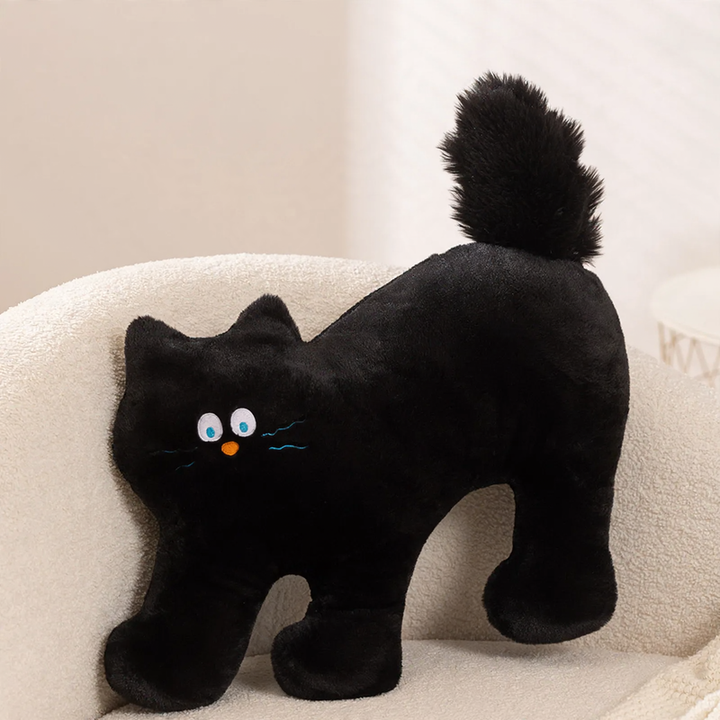 Plush cat pillow, 50 cm, various poses