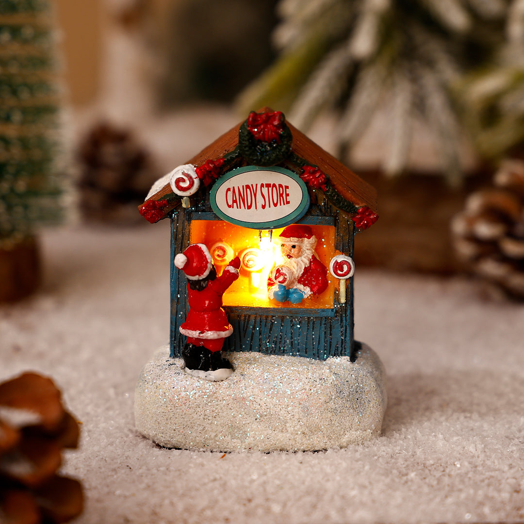 Decorative Christmas figures made of resin