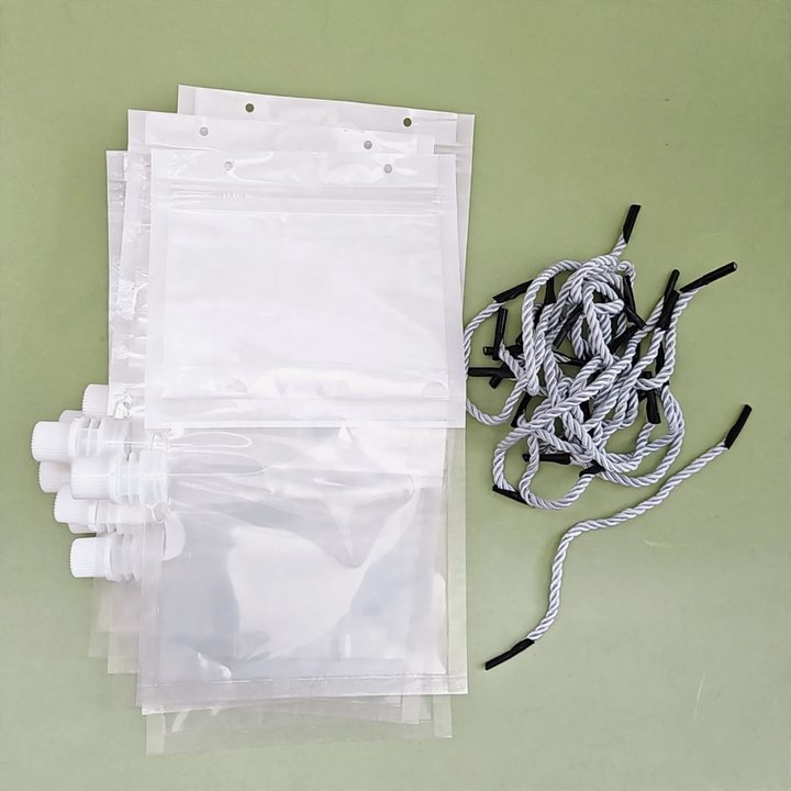 Reusable hanging dehumidifier bags
