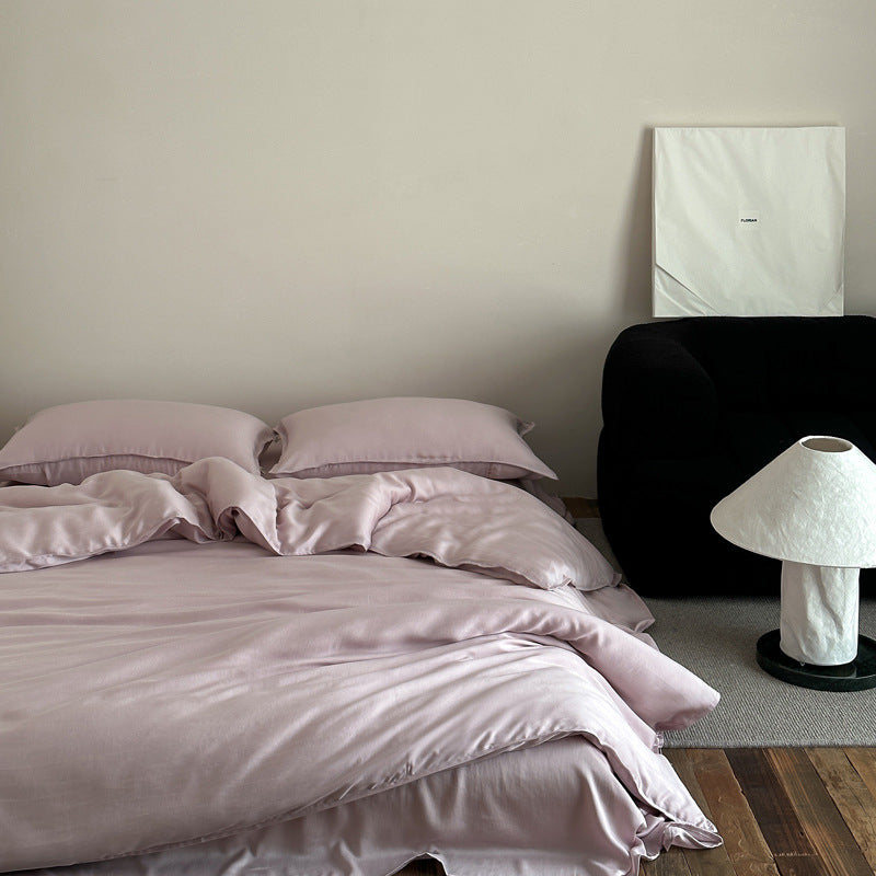 Summer bedding set made of Lyocell, 4-piece