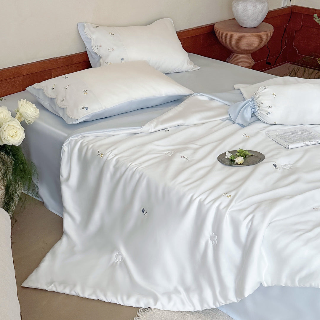 Lyocell summer blanket, 60 thread count, 4-piece