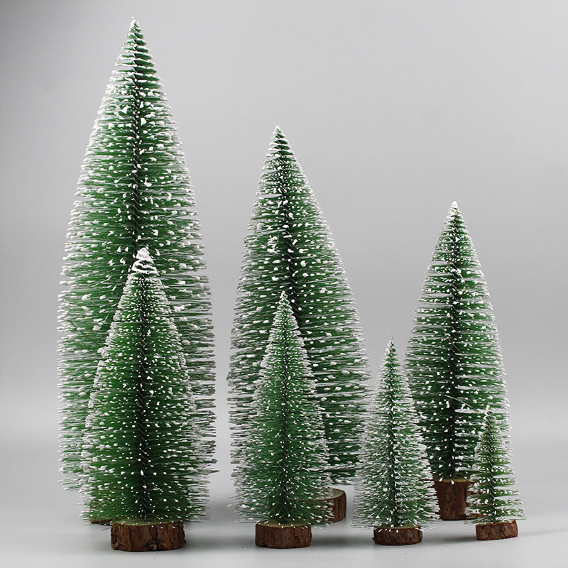 Mini Christmas tree made of sisal, various sizes