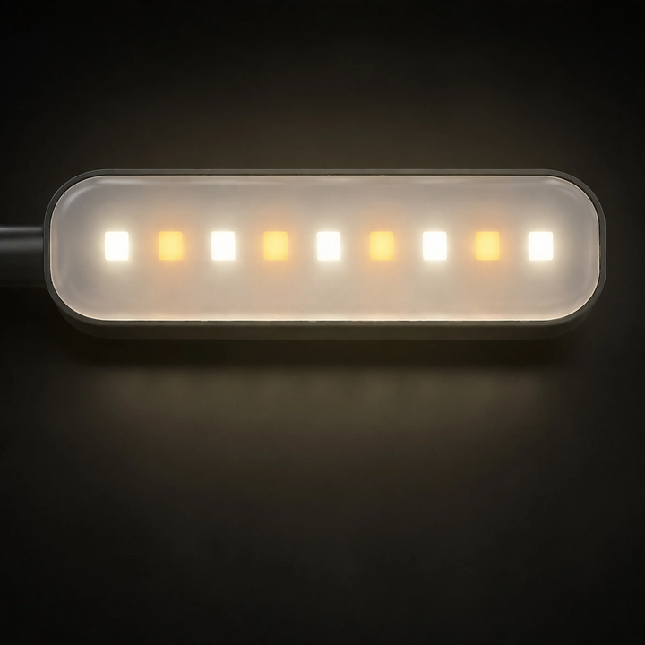 Portable LED book clip with 9 LEDs