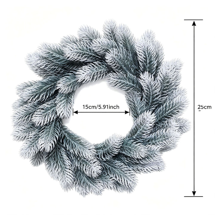 Artificial Christmas wreath with pine needles for indoor and outdoor