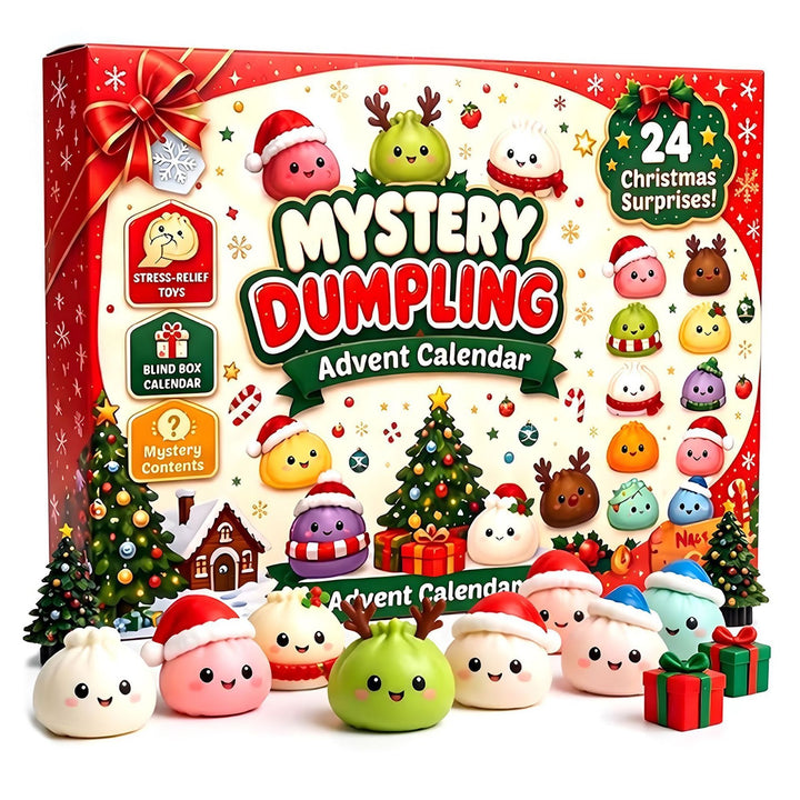 Christmas Advent Calendar with 24 Anti-Stress Figures