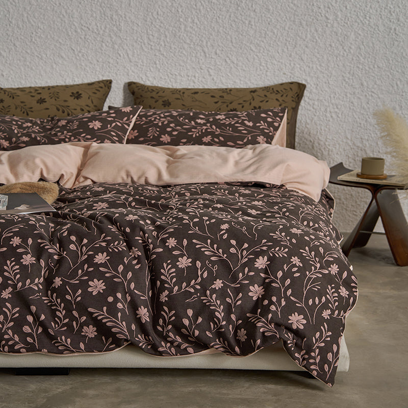 Vintage Bedding Set, Cotton, Jacquard Look