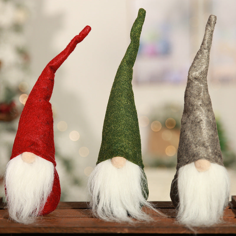 Decorative elf figure made of fabric