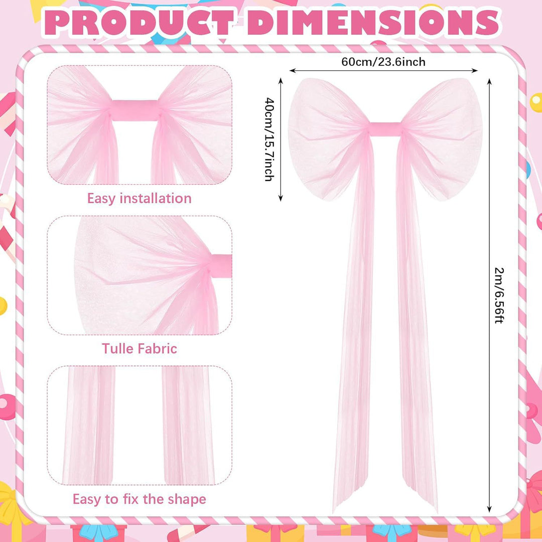Decorative Christmas tree ribbon with long ribbons