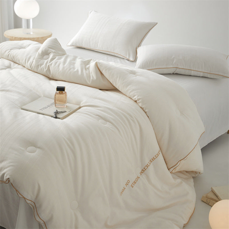 Cotton duvet with soybean fiber filling, warm, autumn/winter