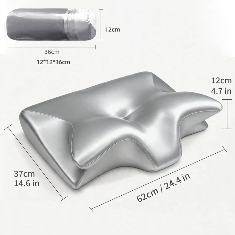 Butterfly shape cushion memory foam ice silk