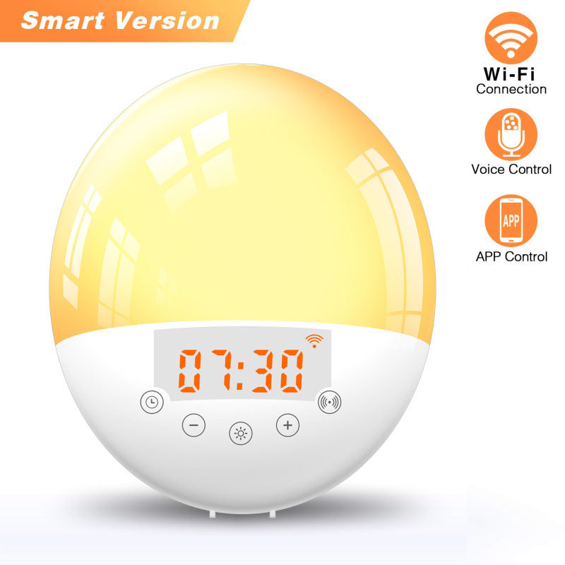 WiFi LED Alarm Clock with Voice Control and Color Change