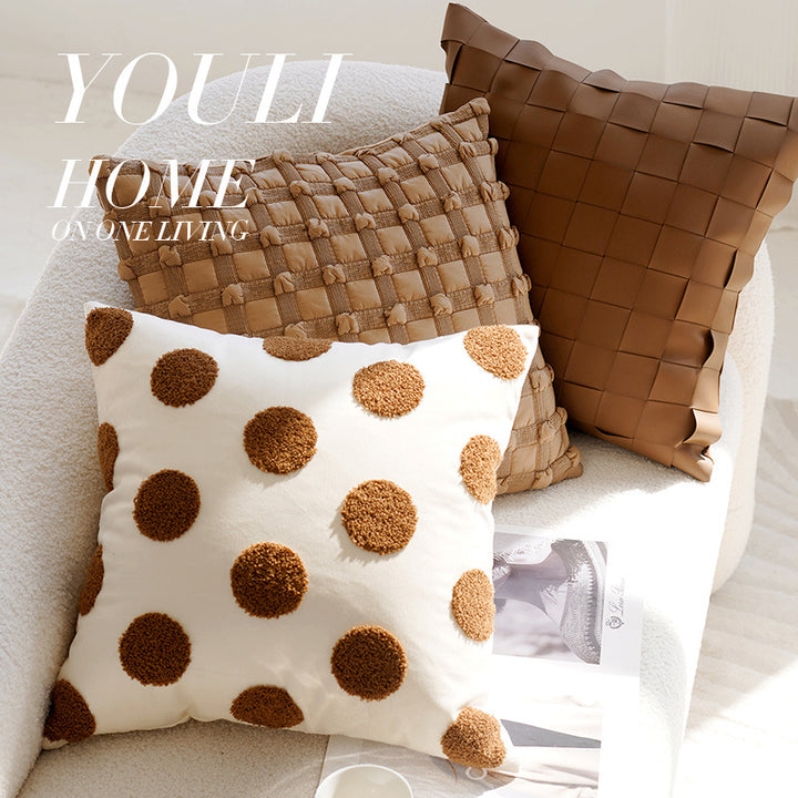 Nordic Pillowcase, Linen, Dots and Patterns