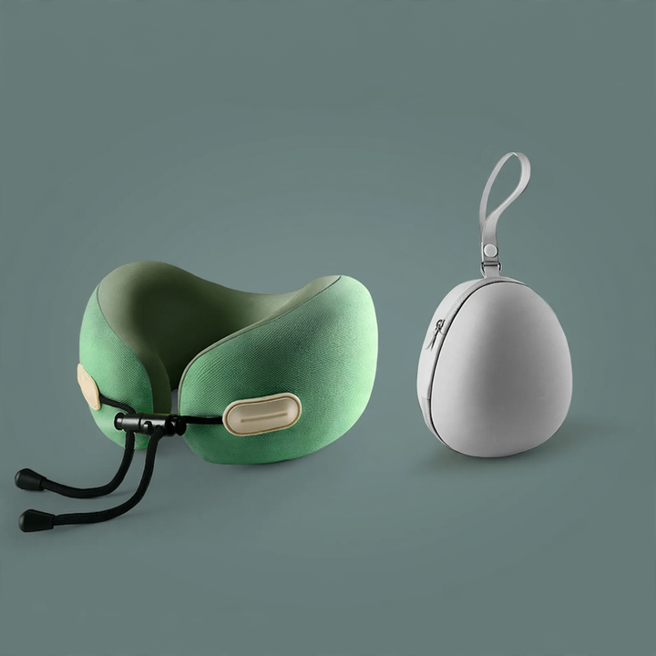 U-shaped neck pillow with memory foam