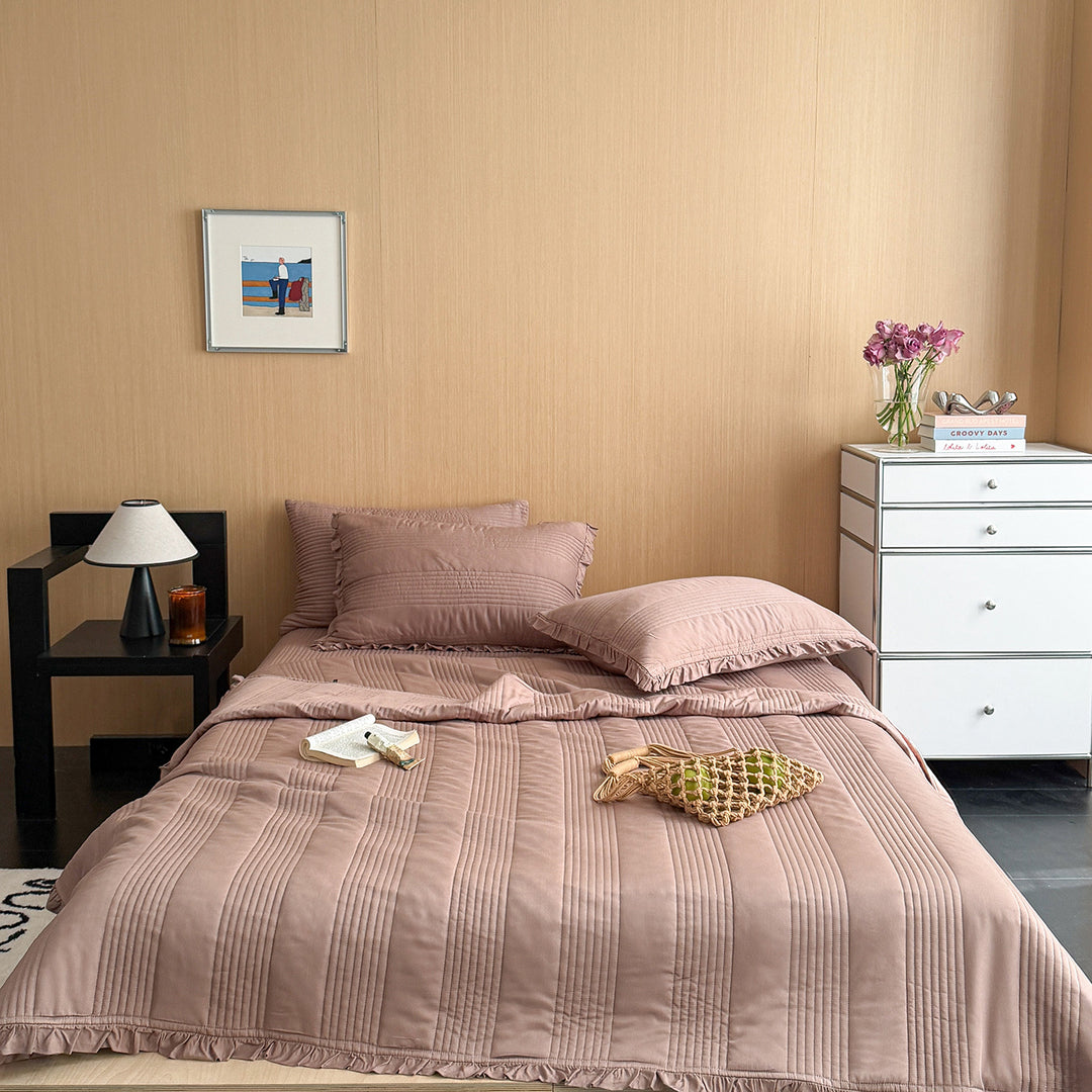 Bedspread set, 3-piece, modal, summer weight