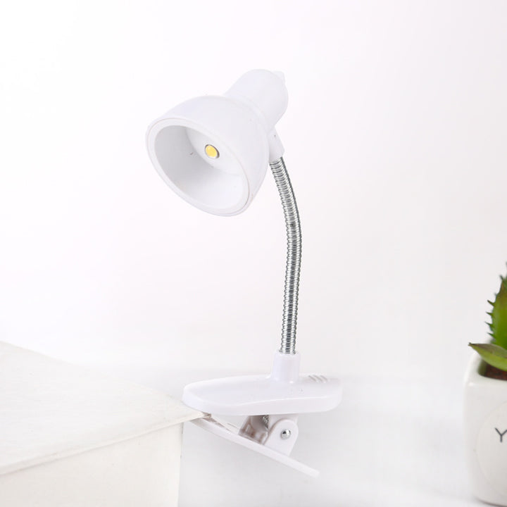 Mini LED clamp lamp, eye-friendly, flexible neck