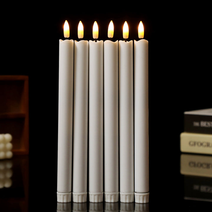 LED decorative candle with deceivingly real flicker effect