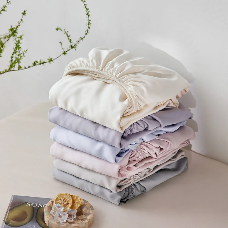 Fitted sheet made of Lyocell, 100, cooling