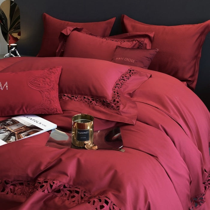 High-quality bedding set, 4-piece, long-staple cotton