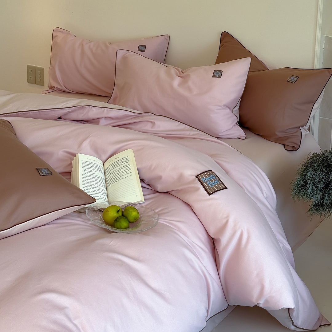 Winter bedding set made of long-staple camel hair, 100 cotton