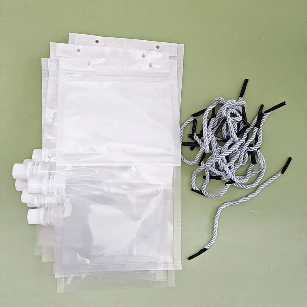Reusable hanging dehumidifier bags
