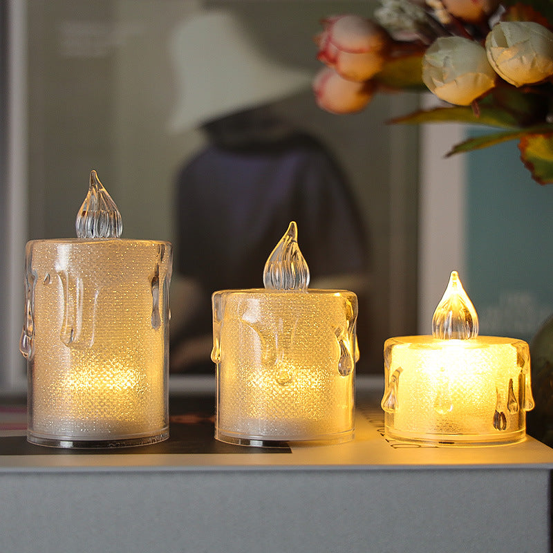 LED Cylinder Candle for Romantic Occasions