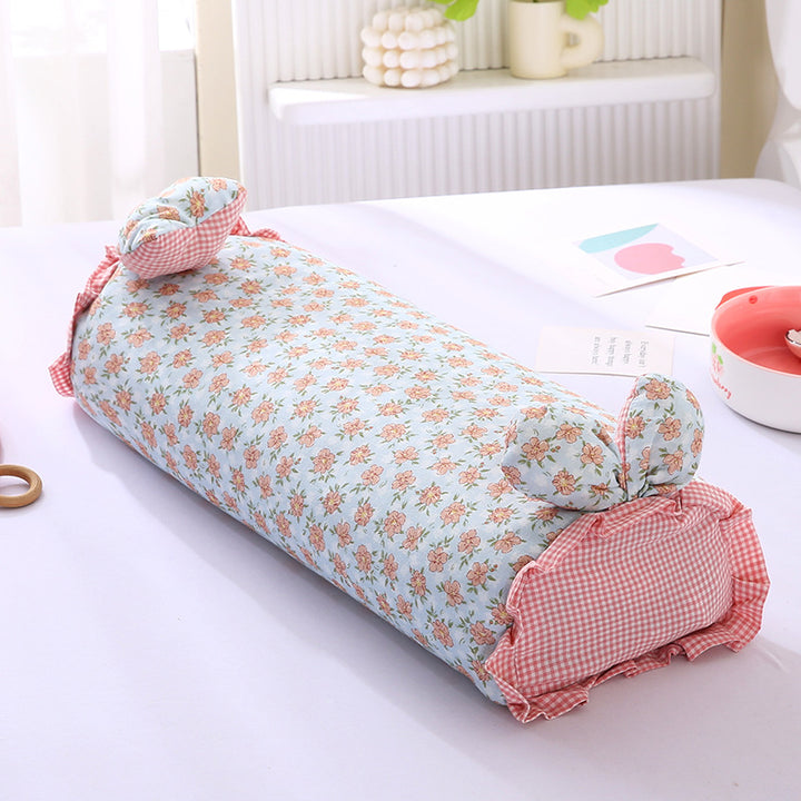 Cotton pillow with buckwheat filling, 20x50cm