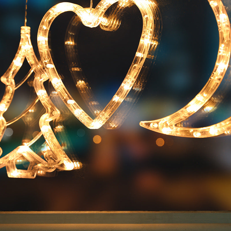 LED hanging decoration for windows and rooms