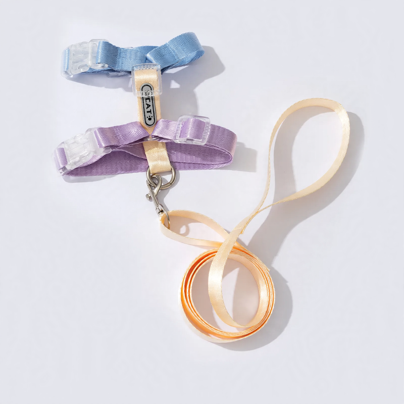 Cat Chest Harness, Polyester, with Light Version