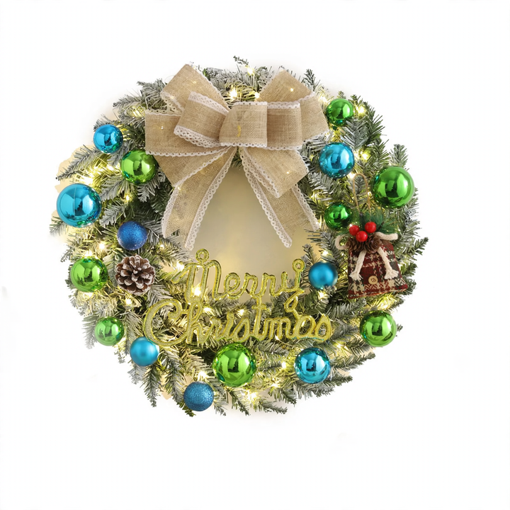 Christmas wreath, PVC, various sizes