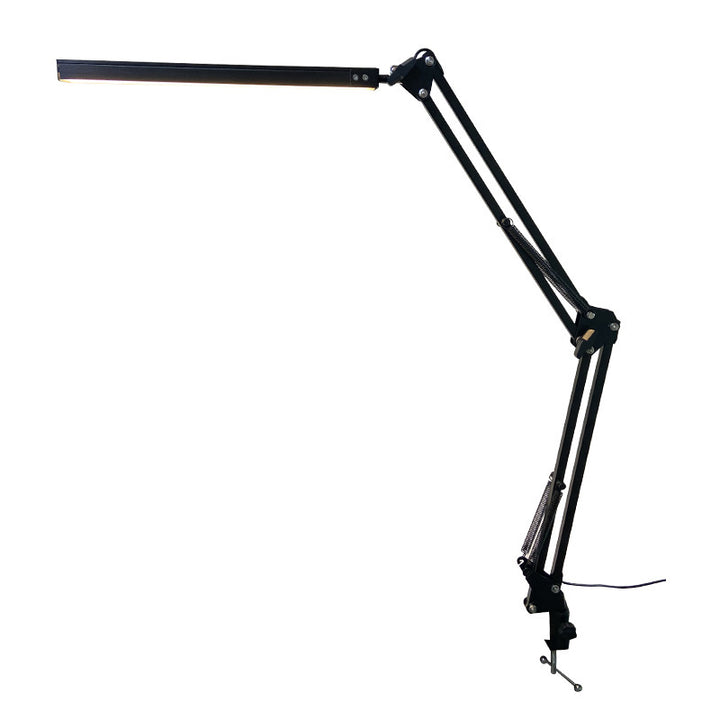 LED clamp lamp with flexible arm