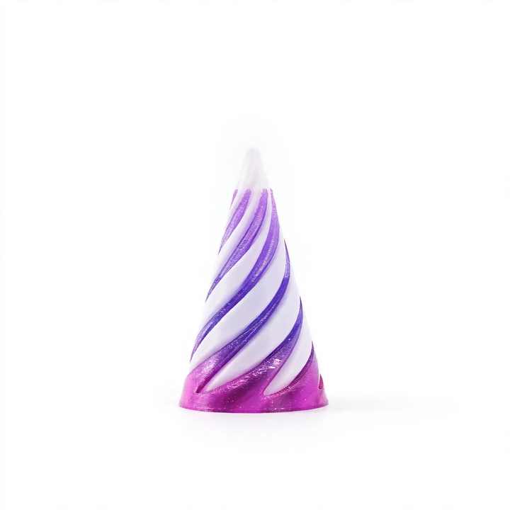 3D-printed spiral pyramid toy