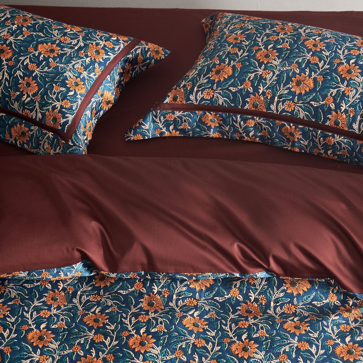 Cotton bedding set, 4-piece, 140 thread count