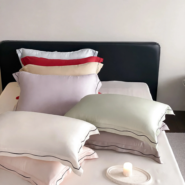 Solid color Tencel duvet cover, Class A, silky and soft
