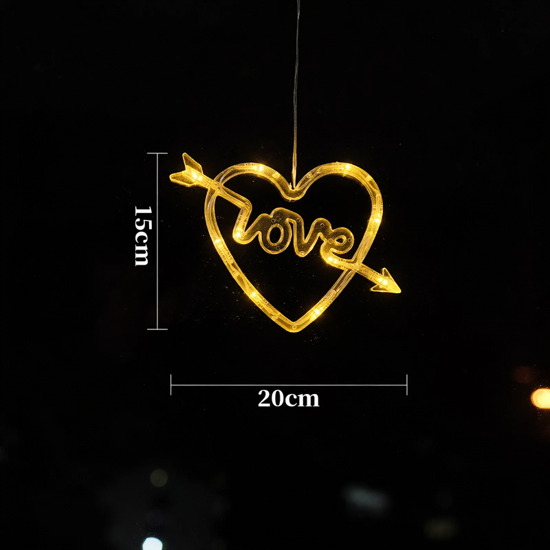 LED Window Decoration Light with Suction Cup