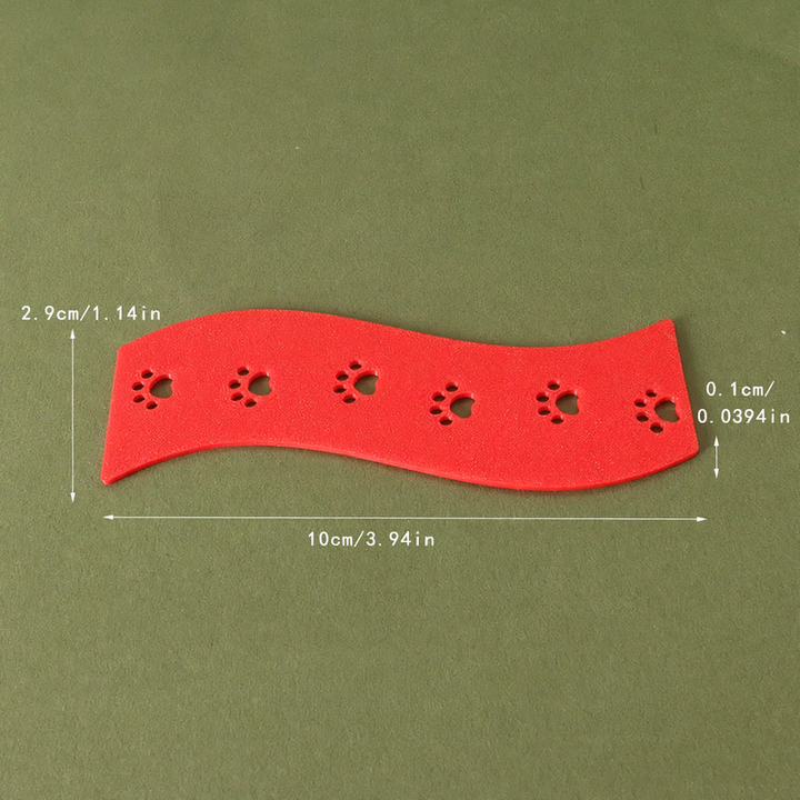Miniature Christmas Footprint Mat for Dollhouses